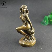 Beautiful Oriental Female Women Figures Bookshelf Brass Statue Decoration Art Sculptures Indoor Outdoor Garden Decoration