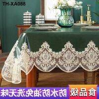 pu leather cloth web celebrity ins waterproof and oil disposable rectangle mensal tablecloth tea