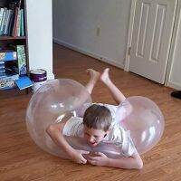 Hassanne 4pcs outdoor Fun Inflatable Bubble balls ของเล่นสำหรับเด็กกิจกรรมกลางแจ้ง