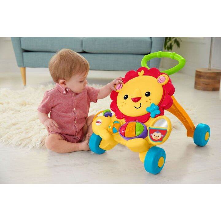 fisher-price-ฟิชเชอร์-ไพรส์-รถผลักเดิน-รถหัดเดิน-ลายสิงโต-musical-piano-lion-walker-ของเล่นเด็ก-ของเล่น-y9854