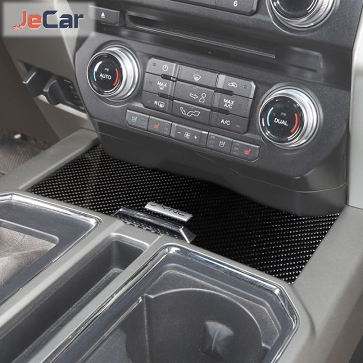 stainless-steel-car-gear-shift-front-storage-box-decoration-cover-sticker-for-ford-f150-2015-2020-car-accessories
