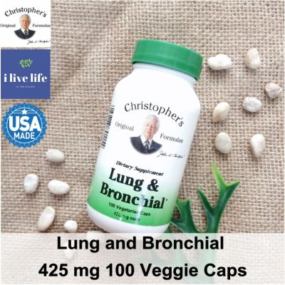Lung and Bronchial 425 mg 100 Veggie Caps - Christophers Original Formulas