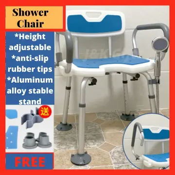 Patient chair for discount bathroom