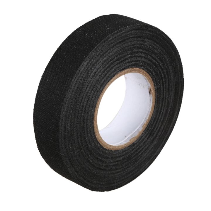 5pc-heat-resistant-wiring-harness-tape-looms-wiring-harness-cloth-fabric-tape-adhesive-cable-protection-19mm-x-15m