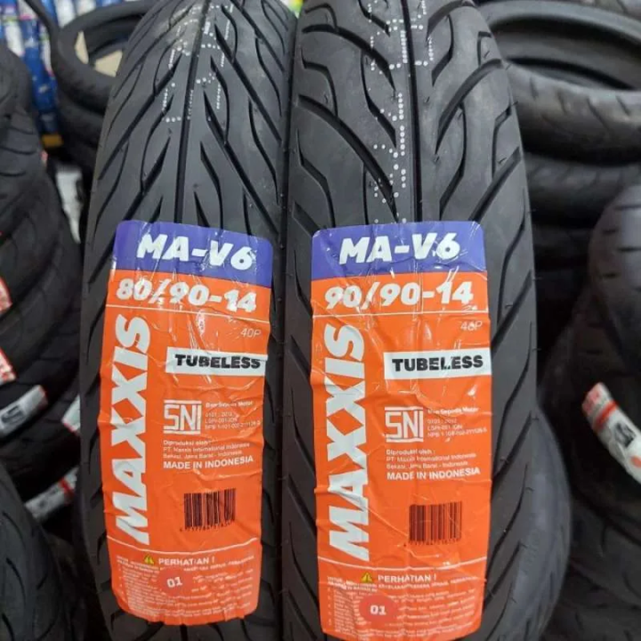 MAXXIS Ban Motor Matic R14 Ukuran 80/90-14 & 90/90-14 Tubeless BEAT ...