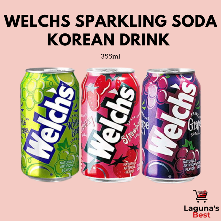 Welchs Sparkling Soda Korean Drink 355ml Lazada PH