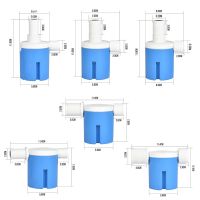 Top/Side Water Inlet Float Valve Auto Control Water Level Valve for AquaculturePoolsAquariums No Electricity is Needed