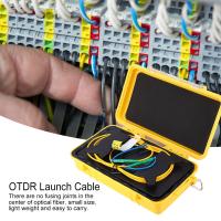 OTDR Launch Cable Extension Cord กันน้ำโหมดเดี่ยว OTDR Launch Cable Box พร้อมกล่องเก็บสำหรับ OTDR Blind Zone