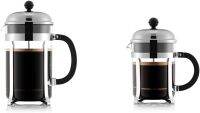 เครื่องทำกาแฟฝรั่งเศส51 Oe ขนาด1.5ลิตรเครื่องกาแฟฝรั่งเศส Chrome &amp; Chambord ขนาด17 Oe.5ลิตรโครเมี่ยม