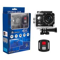 พร้อมส่งกล้องติดหมวกกันน็อคกันน้ำ Sport Cam 4K UHD with WIFI (Sports / Action Camera) กันน้ำ 30m