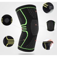 Sports Kneepad Men Pressurized Elastic Knee Pads Support Fitness Gear Basketball Volleyball Brace Protector