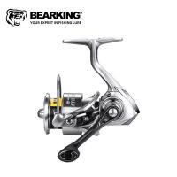 BEARKING Newly arrived ultra light 6BB stainless steel bearing 5.2:1 fishing reel dragging system 6kg max power rotating whe