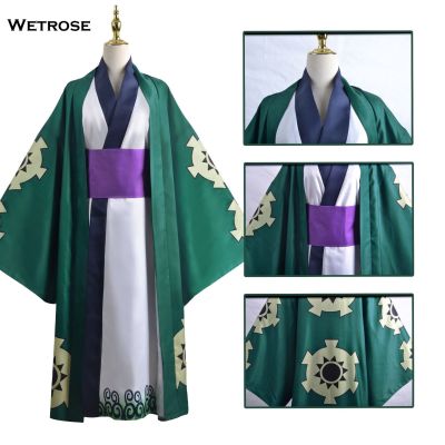 Wetrose หนึ่งชิ้น Wano ชุด Kimono Cos ผู้หญิง,ชุดคอสเพลย์อะนิเมะชุดคอสเพลย์ชุดธรรมดา