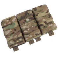 IDOGEAR Tactical Triple Magazine Pouch For 5.56mm with Hard Insert Carrier Quick Draw Molle Mag Pouch Tall MG-F-14  Outdoor Wargame Ranger Green Gears
