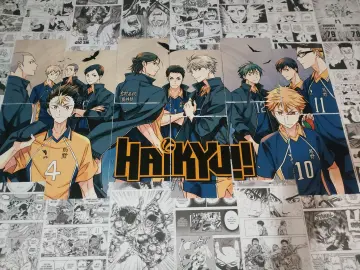Anime Haikyuu high school vôlei Parede Poster Scroll Home Decor Cosplay 1082