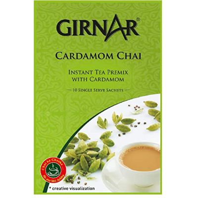 Girnar Cardamom Chai Instant tea premix - 10 Sachets