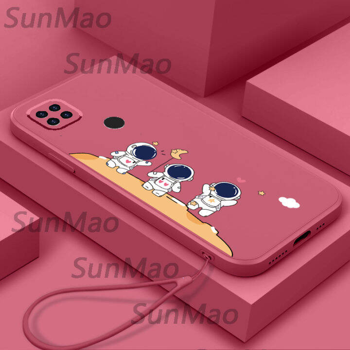 Casing Redmi 9C Phone Case Soft Shell Silicone Cover Smooth Astronaut