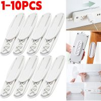 ❈▫► Wall-Mount Plug Traceless Fixer Punch-free Self-Adhesive Wall Hook Socket Fixer Cable Holder Wire Organizer Seamless Power Strip