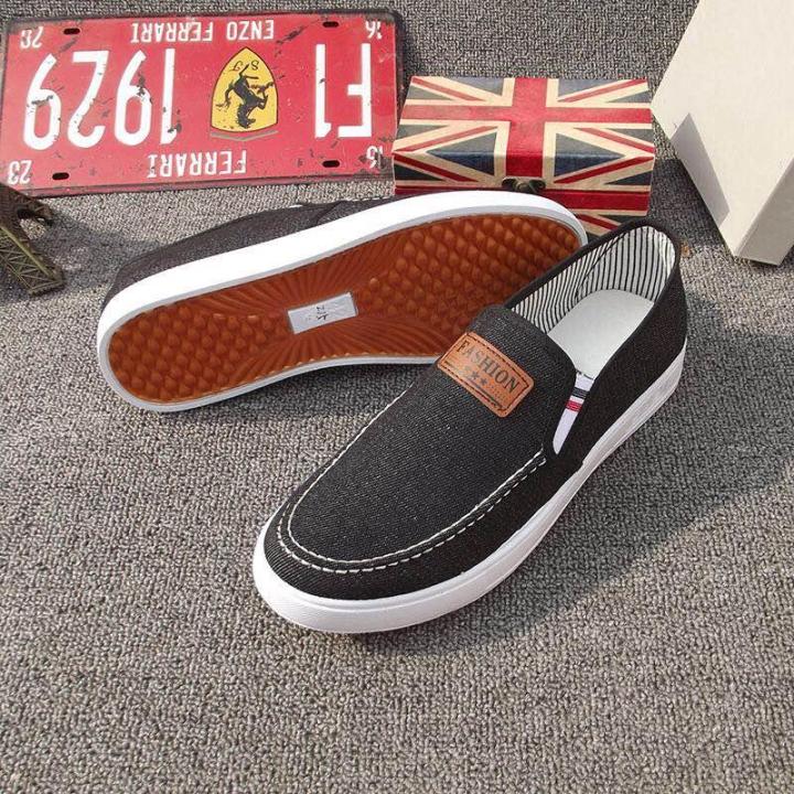 Clara. Denim Slip Ons Casual Loafers #M200 (Standard Size) | Lazada PH