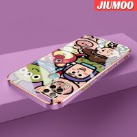 เคส JIUMOO สำหรับ Infinix 10S NFC Hot 10T เคสการ์ตูนทอยสตอรี่ดีไซน์ใหม่แฟชั่นบางนุ่มหรูหราเคสโทรศัพท์กันกระแทกคลุมทั้งหมดเคสป้องกันเลนส์กล้อง