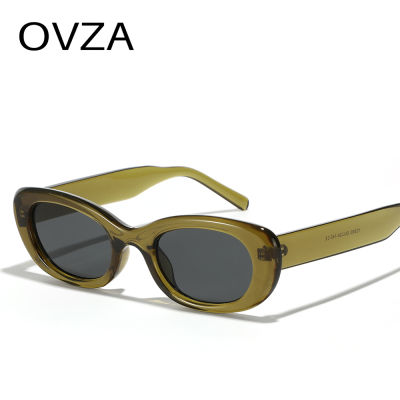 OVZA 2023 S7001แว่นตาวงรีทรง UV400สำหรับผู้ชายดีไซน์แบรนด์แว่นตาย้อนยุควินเทจใหม่