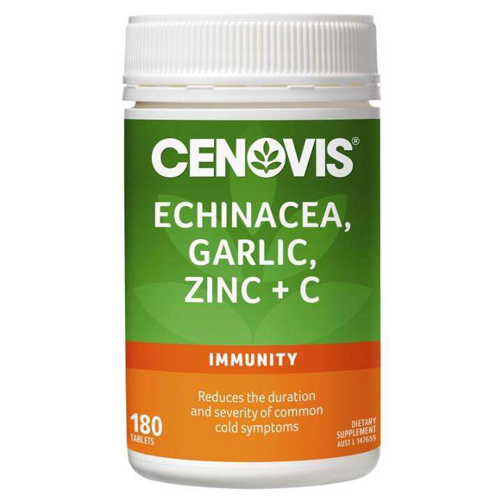 Cenovis Echinacea, Garlic, Zinc C+ Lazada PH