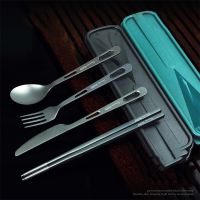 Limited Time Discounts Pure Titanium Tableware Set Outdoor Household Frosted  And Fork Spoon Chopsticks Travel Camping Ultra Portable Cutlery Set