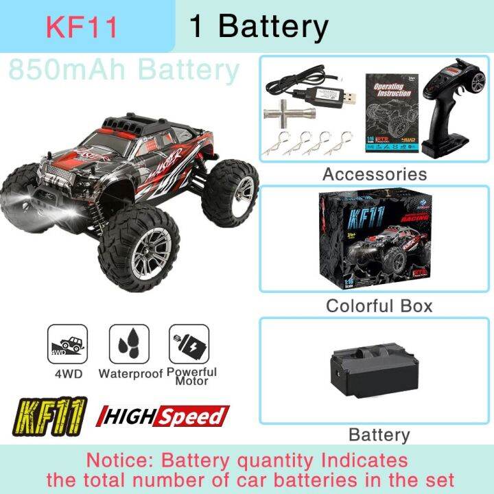 lamontuo-รถออฟโรดสำหรับเด็ก-4wd-รถ-rc-2-4ก-ความเร็วสูงระบบไฟฟ้าความเร็วสูงได้ถึง33กม-ชม-รีโมตคอนโทรลกันน้ำ-ipx6แข่งรถดริฟท์ของเล่นสำหรับเด็ก-kf11ใหม่