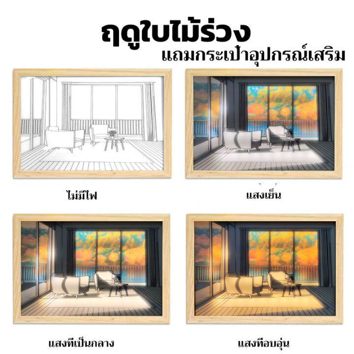 tiktok-กรอบรูปโรแมนติกไฟ-โคมไฟกรอบรูป-โคมไฟตั้งโต๊ะ-led-กรอบรูปไม้-3-สี-เสียบ-usb-ห้องนอน-ข้างเตียง-ในร่ม-เรืองแสง-3d-ภาพติดผนังสวยๆ-โคมไฟติดผนัง-รูปภาพแต่งห้อง-ไฟติดผนัง-รูปภาพแต่งบ้าน-ของขวัญวันวาเล