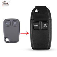 【Worth-Buy】 ETOP mall Dandkey กุญแจรีโมทรถยนต์เคส Kunci Remote Mobil สำหรับ Volvo XC70 XC90 V40 V50 V70 V90 C30 S40 S60 S70 Fob 2ปุ่ม