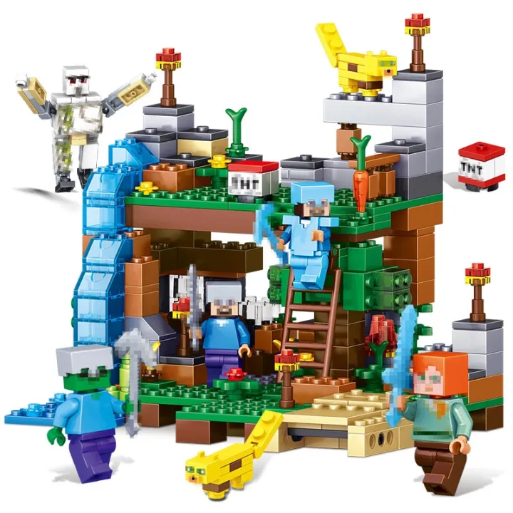 Spot Lego 5pcs Sets My World Building Blocks Village City Tree House Minecraft Ingles Waterfalluho Lazada Ph