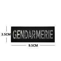 ♦ New PVC IR Patch Military Armband Badge Tactical Decorative Clothing Application with Hook for Bag