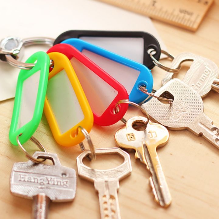 colored-plastic-key-card-number-plate-key-chain-memo-arrange-room-key-writing-classification-daily-tv-supplies-key-chains