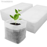 ◄¤✘ 100pcs Biodegradable Seedling Plants Nursery Bags Non-woven Fabric Seedling Pouch Garden Plant Fruit Flower Grow Planter Bag