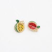 [COD] Alloy Jewelry Accessories Watermelon Fruit Hair Rubber Band Material Wholesale Perforated Rope