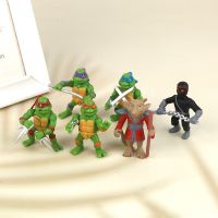 6pcs Teenage Mutant Ninja Turtles Mini Anime Action Figure 5cm Raphael Donatello Toys Model Desktop Decor Cartoon Kids Xmas Gift