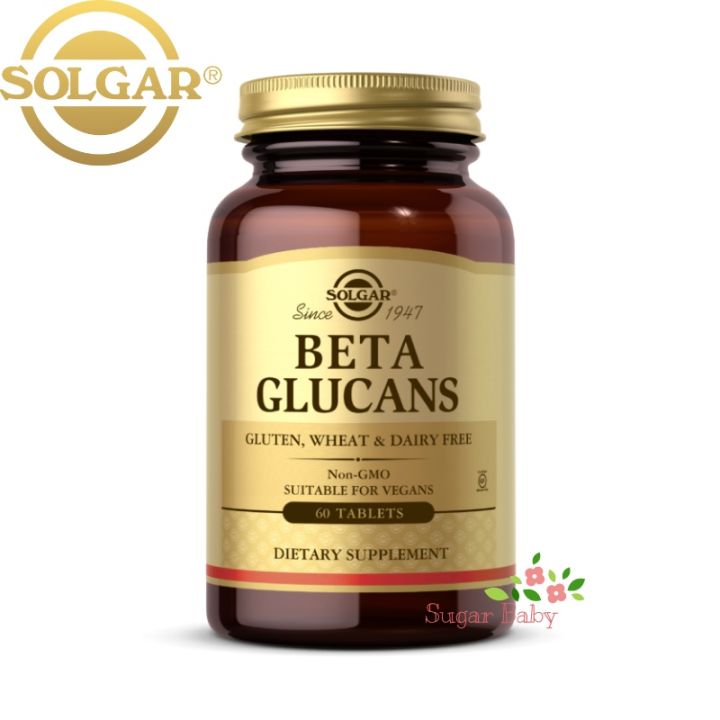 Solgar Beta Glucans 60 Tablets เบต้ากลูแคน