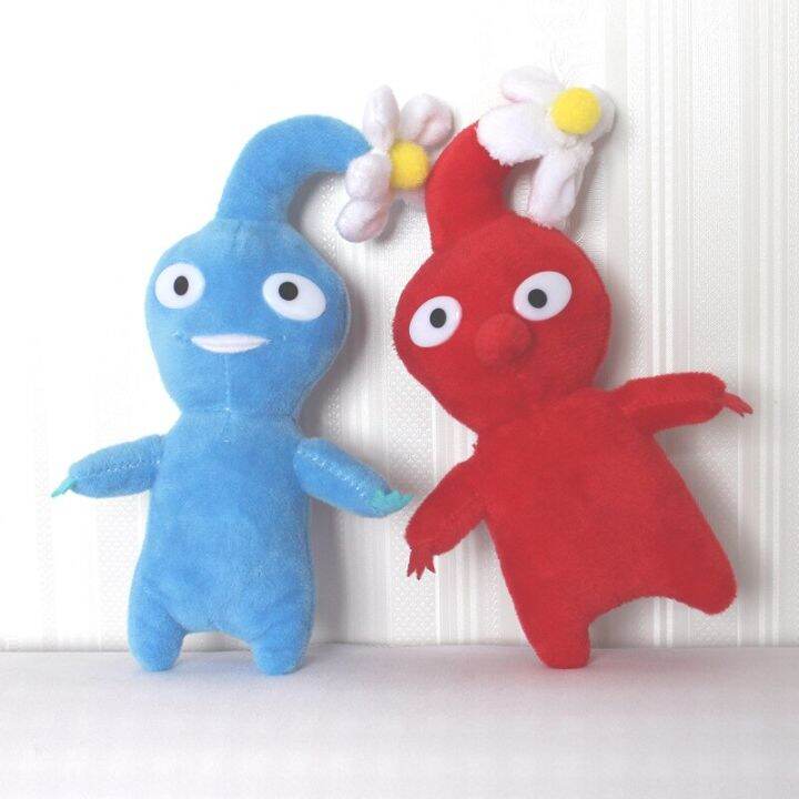 15cm-pikmin-plushie-doll-ของขวัญสีเหลืองสีแดง-boneka-mainan-อ่อนสำหรับพัดลมสำหรับเด็กๆวันเกิด