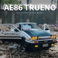 โมเดลรถโลหะผสมรถของเล่นรถจากโลหะหล่อจาก Ae86s สูงของสะสมไฟเสียงแบบจำลอง1/20สำหรับเป็นของขวัญ