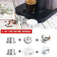 【YF】 Reutilizável Vertuo Café Cápsula para Nespresso Aço Inoxidável Metal Vertuoline Plus Máquina Filtro de Creme 2 em 1