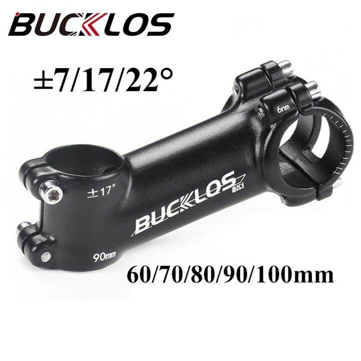 BUCKLOS Bicycle Stem ±7/17/23 Degree Bike Stem MTB Handle Bar Stem 60 ...