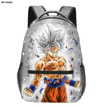 3pcs/Set Dragon Ball Son Goku School Bag Anime Backpack with