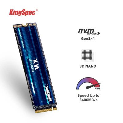 M.2 KingSpec Nvme 512GB 256GB 1TB 2TB 128G PCIE3.0 2280 Gen3x4โซลิดสเตทไดรฟ์ภายใน3D TLC NAND แฟลช M.2 PCIE Nvme SSD NVME อินเตอร์เฟซ1.4สำหรับแล็ปท็อปและคอมพิวเตอร์เดสก์ท็อป