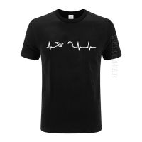 JHPKJMen T Shirts Heart Electrocardiogram Of Motorcycle Race Players Summer Funny Crew Neck Cotton Male Oversized T-Shirt 4XL 5XL 6XL