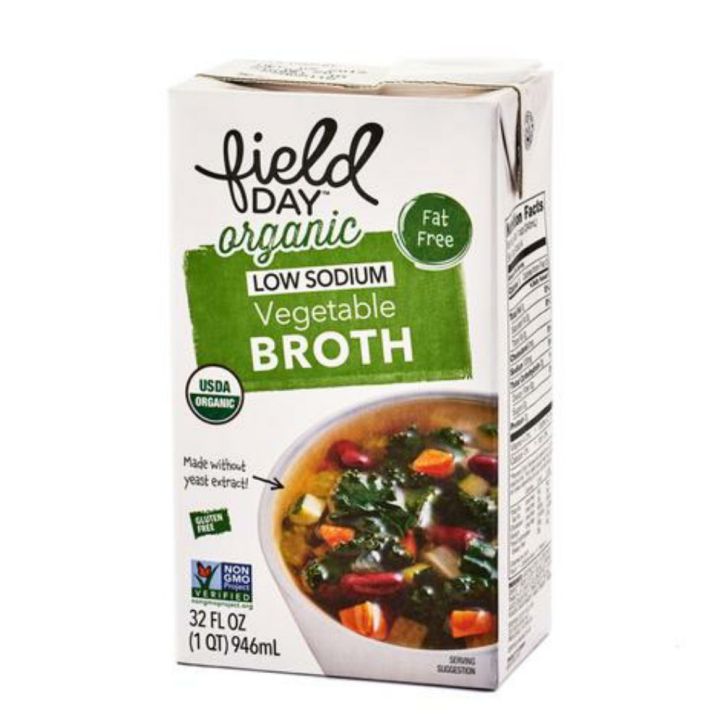 Field Day Organic Low Sodium Vegetable Broth 946mL | Lazada PH