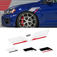 1Pair Sport Racing Side Fender Decals Car Decoration Reflective Stickers Universal Automobile Accessories