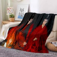 XZX180305  STMQM Petition Order Drama The Untamed Xiao Zhan Wang Yi Bo Soft Throw Blanket Soft Cartoon Printed Bedspread Bedspread