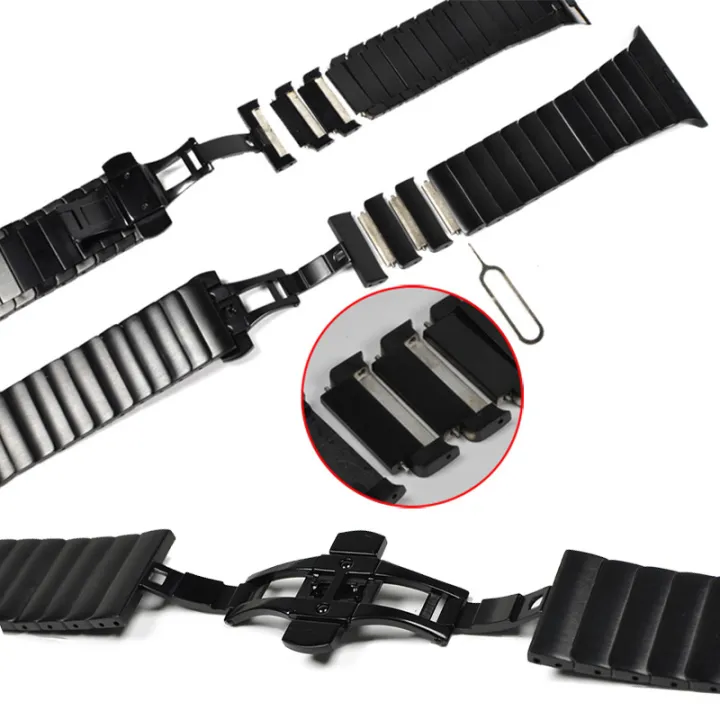 stainless-steel-strap-for-band-44mm-40mm-man-metal-butterfly-link-celet-for-series-6-se-5-4-3-2-42mm-38mm