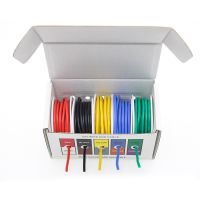 【YF】❃♛卍  Resistant Soft Silicone Wire 5 Colors A 30/28/26/24/22/20/18AWG Stranded Cable Electrical Tinned