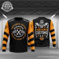 [In stock] 2023 design - customs moto 14th crew long sleeve jersey3d jersey printed jersey full sublimation long sleeve t-shirt uqbh，Contact the seller for personalized customization of the name